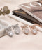 【2TYPE・金属アレルギー対応商品】リボン+リッチストーンピアス・イヤリング
