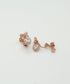 【2TYPE・金属アレルギー対応商品】リボン+リッチストーンピアス・イヤリング
