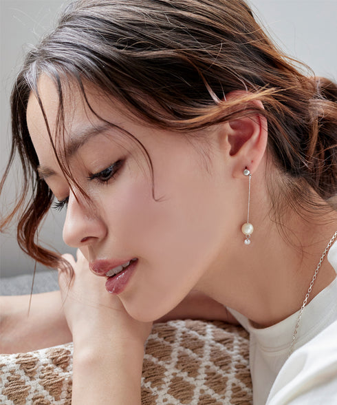 パールロングピアス