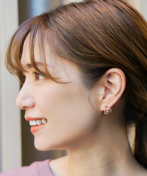 【金属アレルギー対応 / ピアス&イヤリング】 トゥワインピアス&イヤリング