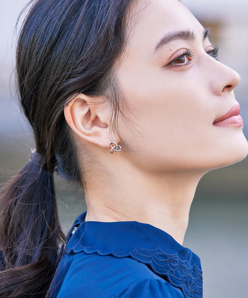 【金属アレルギー対応 / ピアス&イヤリング】 トゥワインピアス&イヤリング