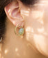 カラーアクリル+フープピアス