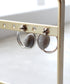 カラーアクリル+フープピアス