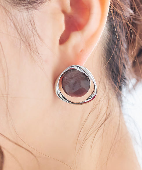 スフィアーアクリル+サークルピアス