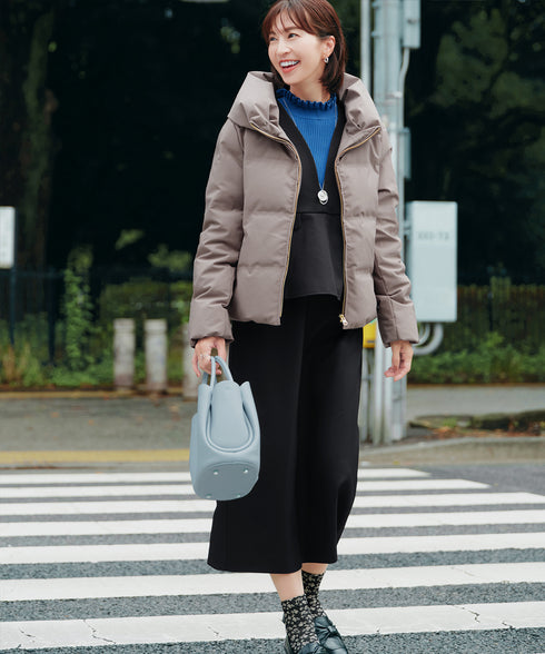 【安田美沙子さん着用】プレートリングネックレス