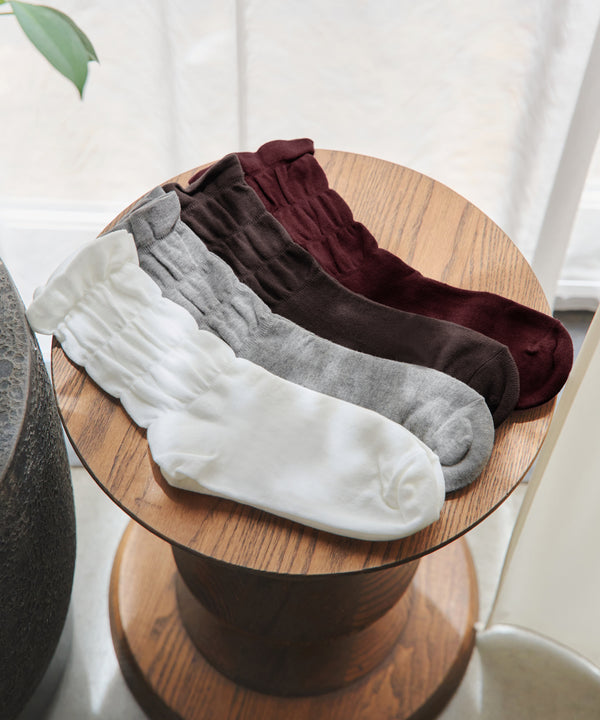 くしゅくしゅフリルソックス