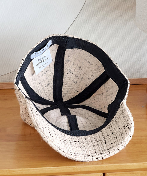 ツイードキャップ