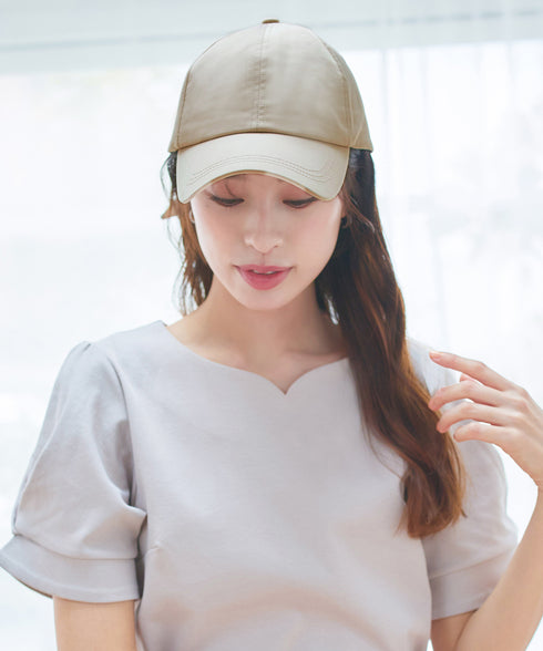 【安田美沙子さん着用】ジャガードリボンキャップ/リボンキャップ