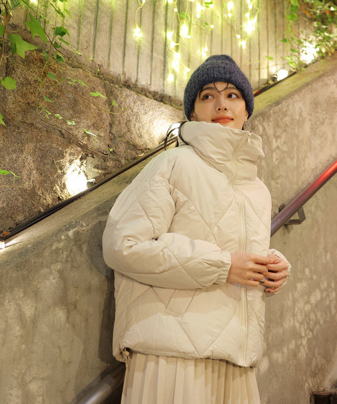 【安田美沙子さん着用 / ウール混】ニット帽