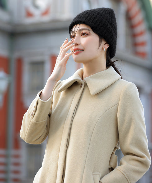 【安田美沙子さん着用 / ウール混】ニット帽