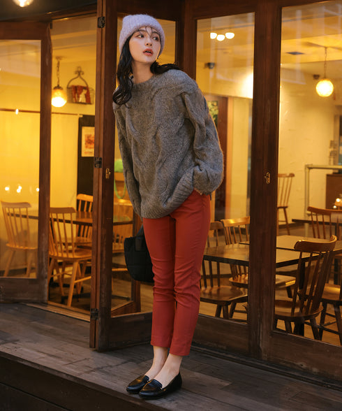 【安田美沙子さん着用 / ウール混】ニット帽