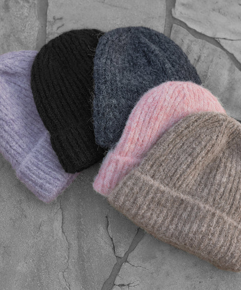 【安田美沙子さん着用 / ウール混】ニット帽