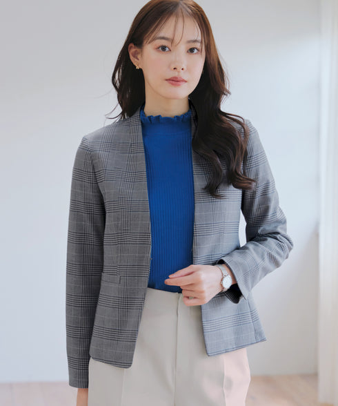 【安田美沙子さん着用・選べる2type】フリルニットトップス