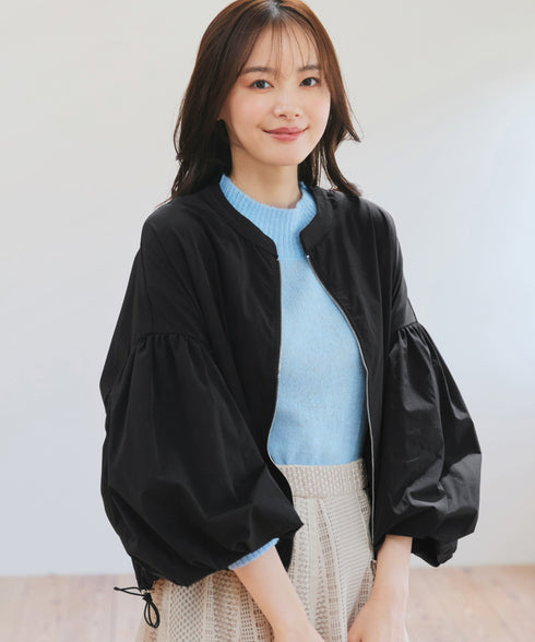 【アウトレット】バルーン袖ストレッチジャケット