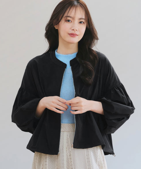 【アウトレット】バルーン袖ストレッチジャケット