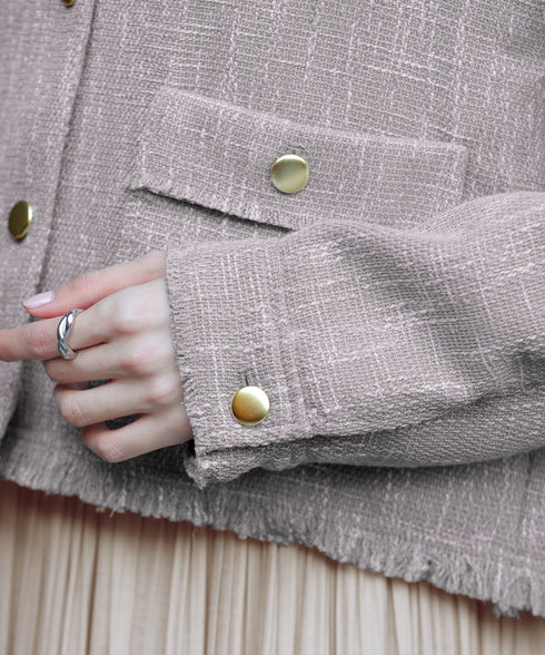 【アウトレット】ツイードジャケット