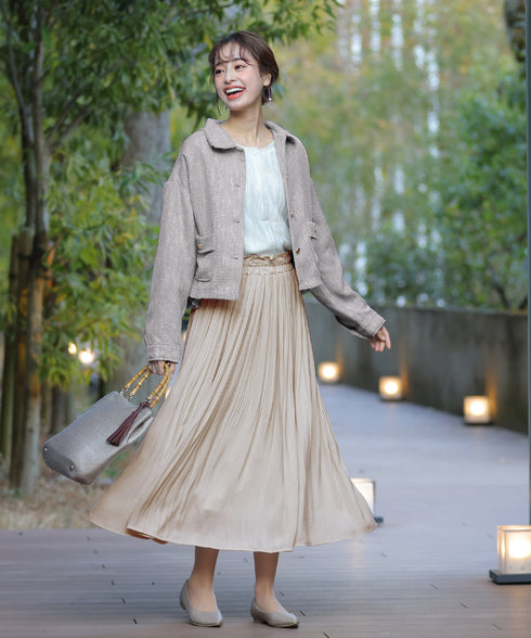 【アウトレット】ツイードジャケット