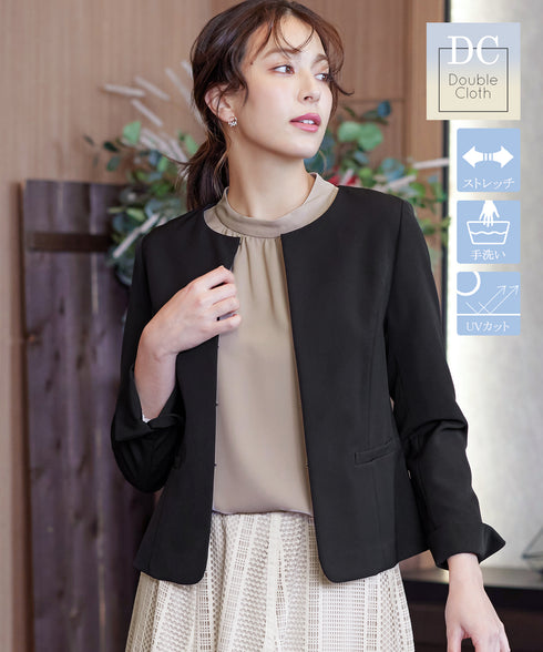【ダブルクロス】ノーカラージャケット