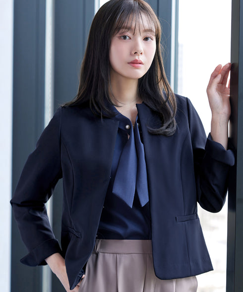 【ダブルクロス】ノーカラージャケット