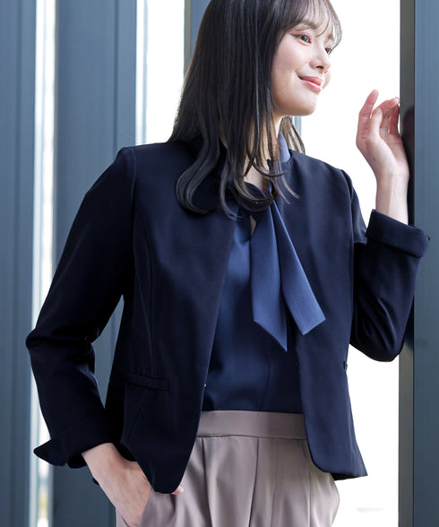 【ダブルクロス】ノーカラージャケット