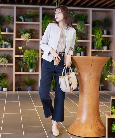 【ダブルクロス】ノーカラージャケット