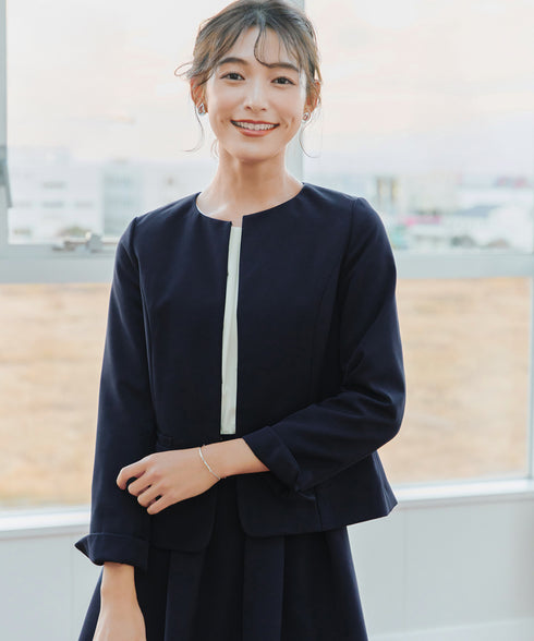 【ダブルクロス】ノーカラージャケット