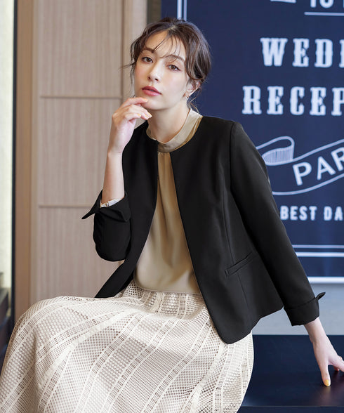 【ダブルクロス】ノーカラージャケット