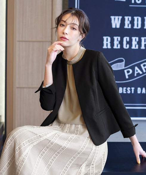 【ダブルクロス】ノーカラージャケット