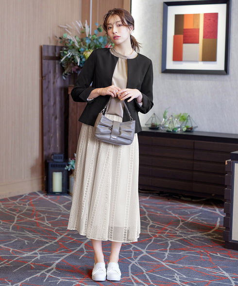 【ダブルクロス】ノーカラージャケット