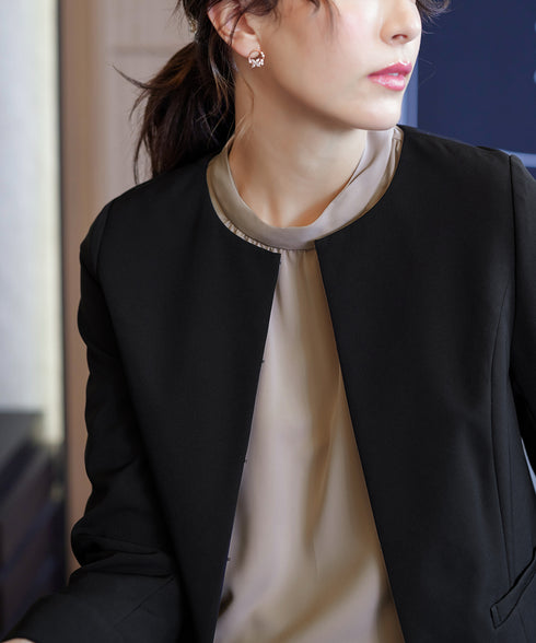 【ダブルクロス】ノーカラージャケット