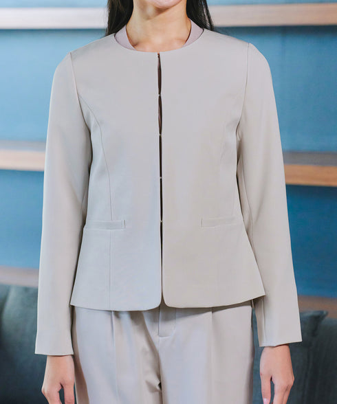 【ダブルクロス】ノーカラージャケット