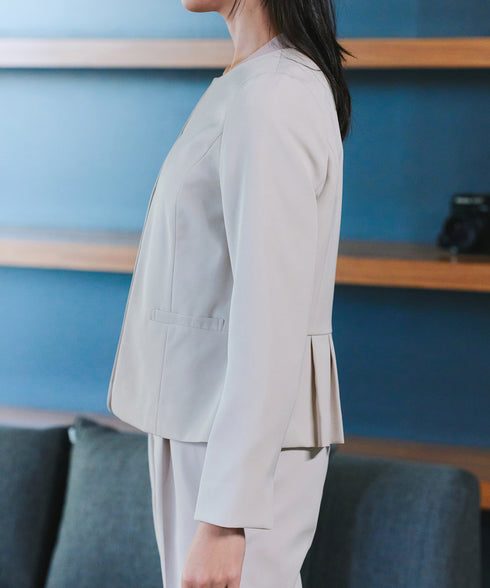 【ダブルクロス】ノーカラージャケット