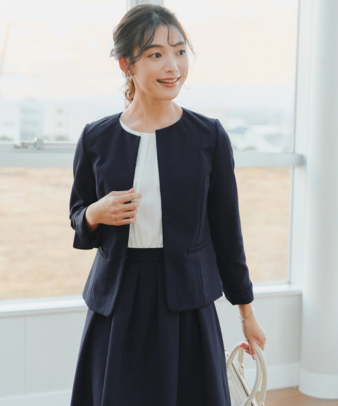 【ダブルクロス】ノーカラージャケット