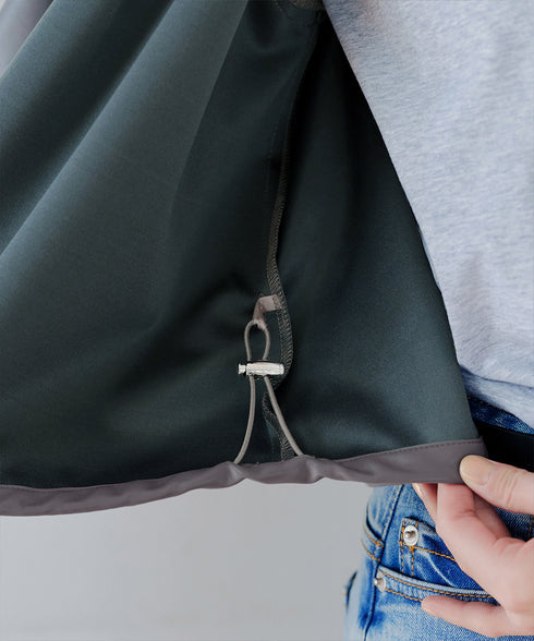 ソフトフェイクレザージップブルゾン