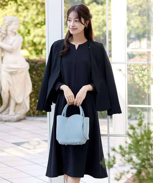 【ストレッチジョーゼット】フレアジャケット