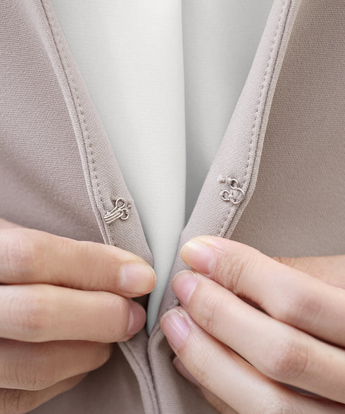 【ストレッチジョーゼット】フレアジャケット