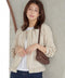 チュールフリルタックブルゾン