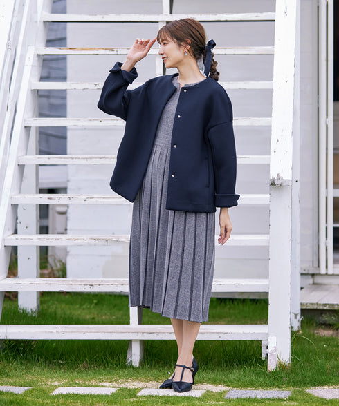 プリーツワンピース