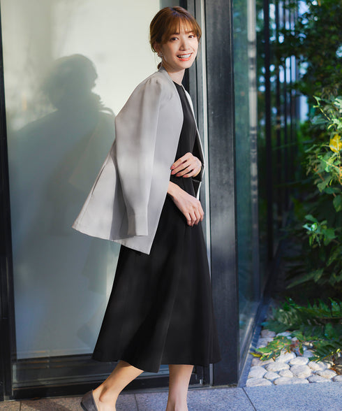 【アウトレット】ダブルストレッチ│カラーレスロングジャケット