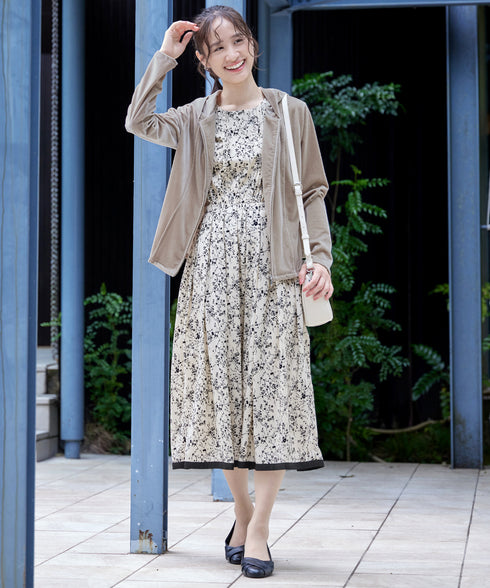 【クリアランスセール】ベロアショートパーカー