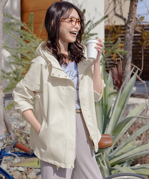 【テフロン加工/撥水/花粉ガード】マウンテンパーカー