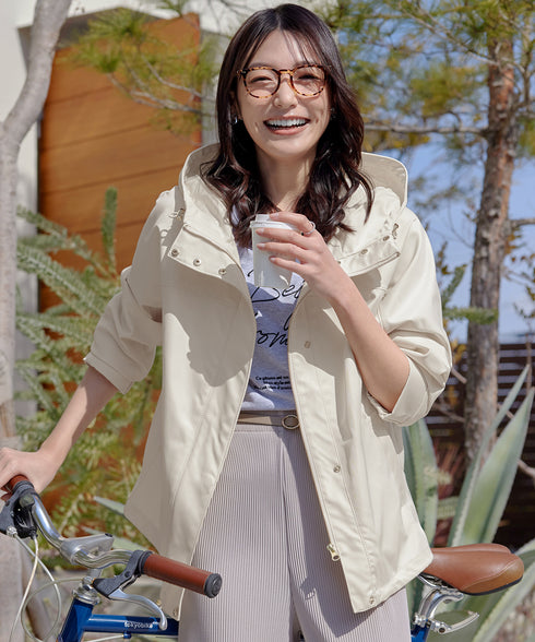 【テフロン加工/撥水/花粉ガード】マウンテンパーカー