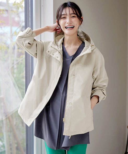 【テフロン加工/撥水/花粉ガード】マウンテンパーカー