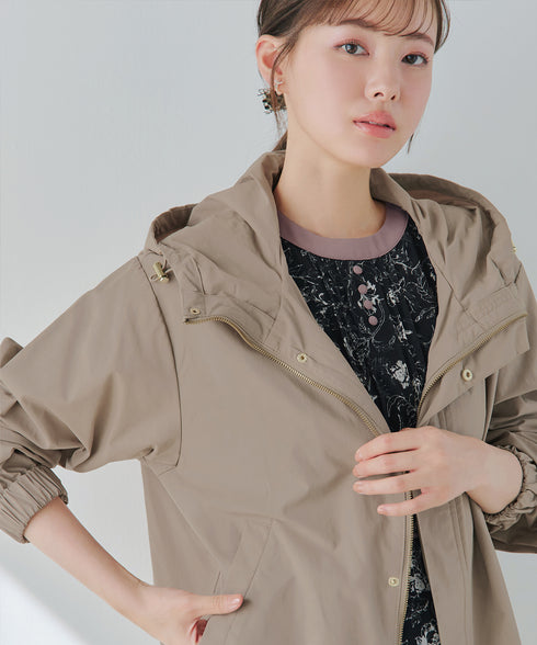 撥水ドロストマウンテンパーカー