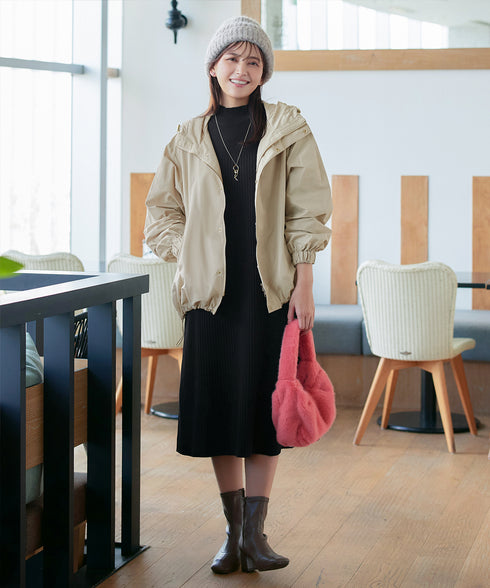 撥水ドロストマウンテンパーカー