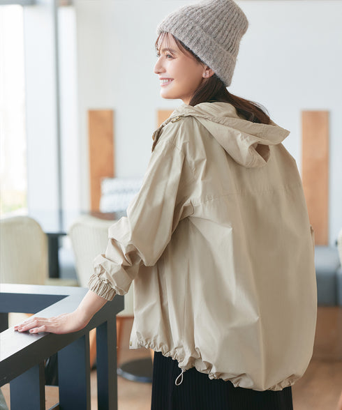 撥水ドロストマウンテンパーカー