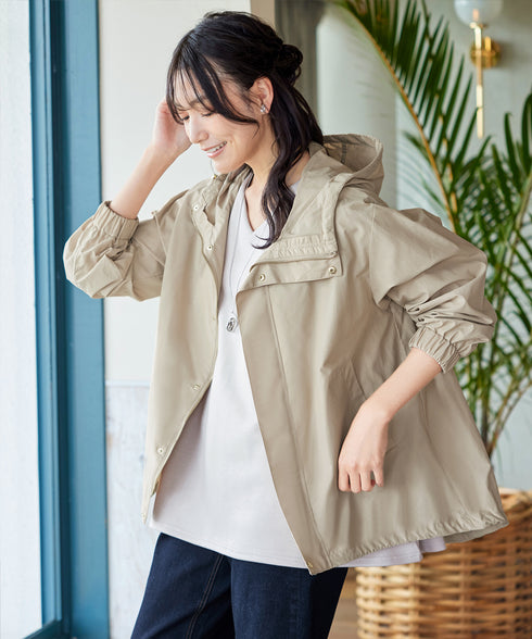 撥水ドロストマウンテンパーカー