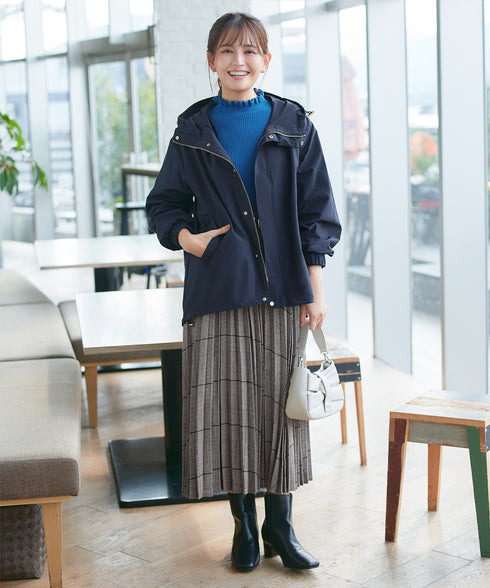 【安田美沙子さん着用】チェックプリーツスカート