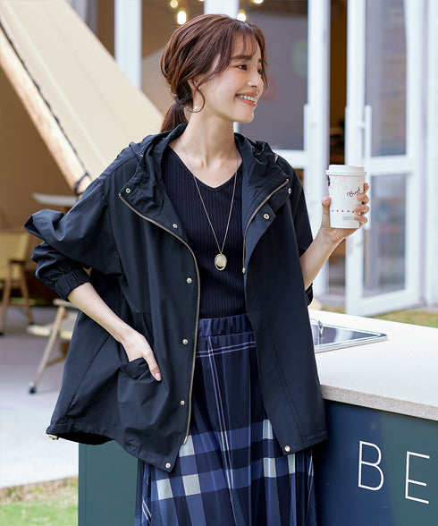 撥水ドロストマウンテンパーカー