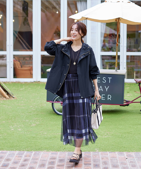 撥水ドロストマウンテンパーカー